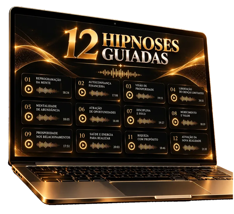 Mockup do produto 12 Hipnoses Guiadas