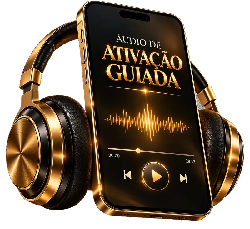 Mockup do produto Áudio de Ativação Guiada